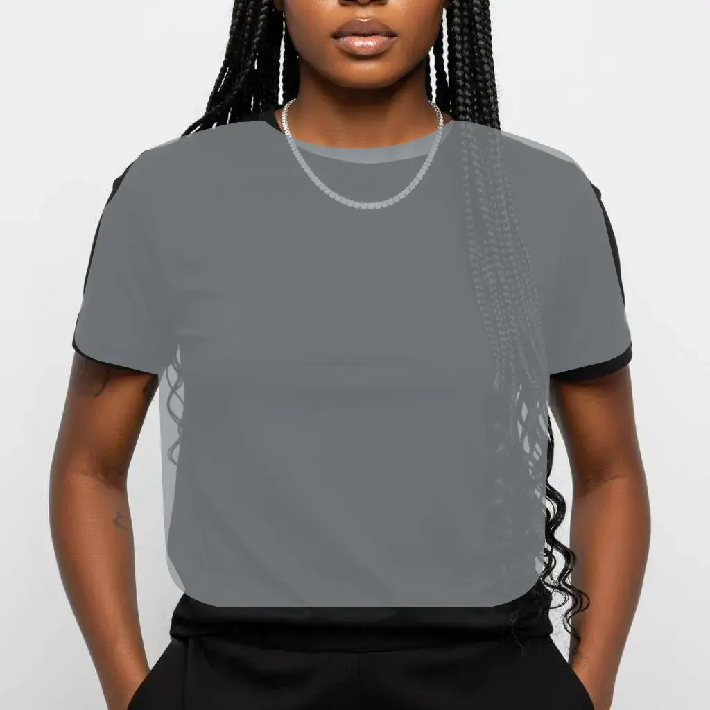 Heather gray t-shirt example garment